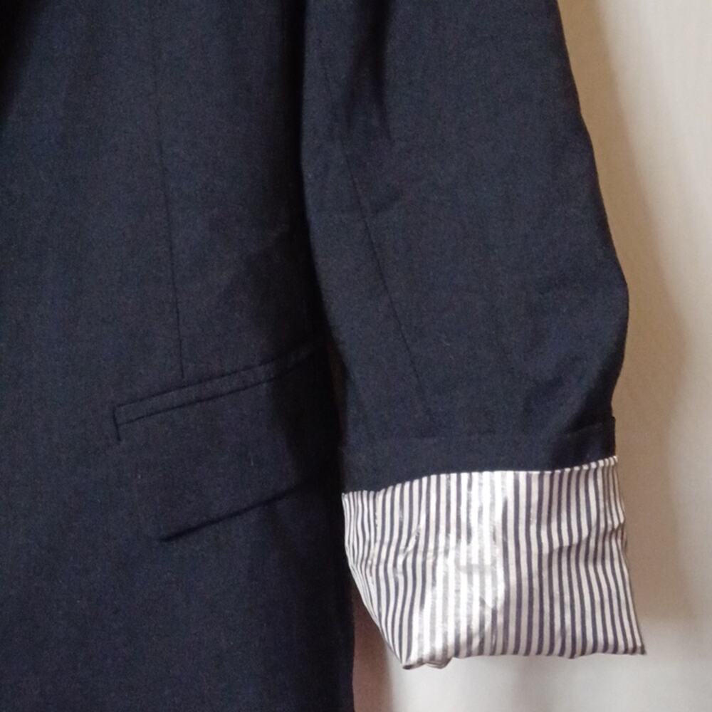 BANANA REPBULIC Dark Blue Wool Single Breasted Blazer. 8P - Picture 9 of 14
